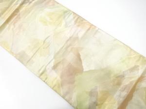 アンティーク　山並模様織り出し袋帯（材料）